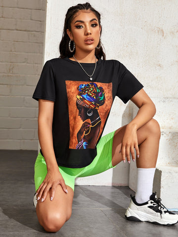 Nubian Graphic Tee