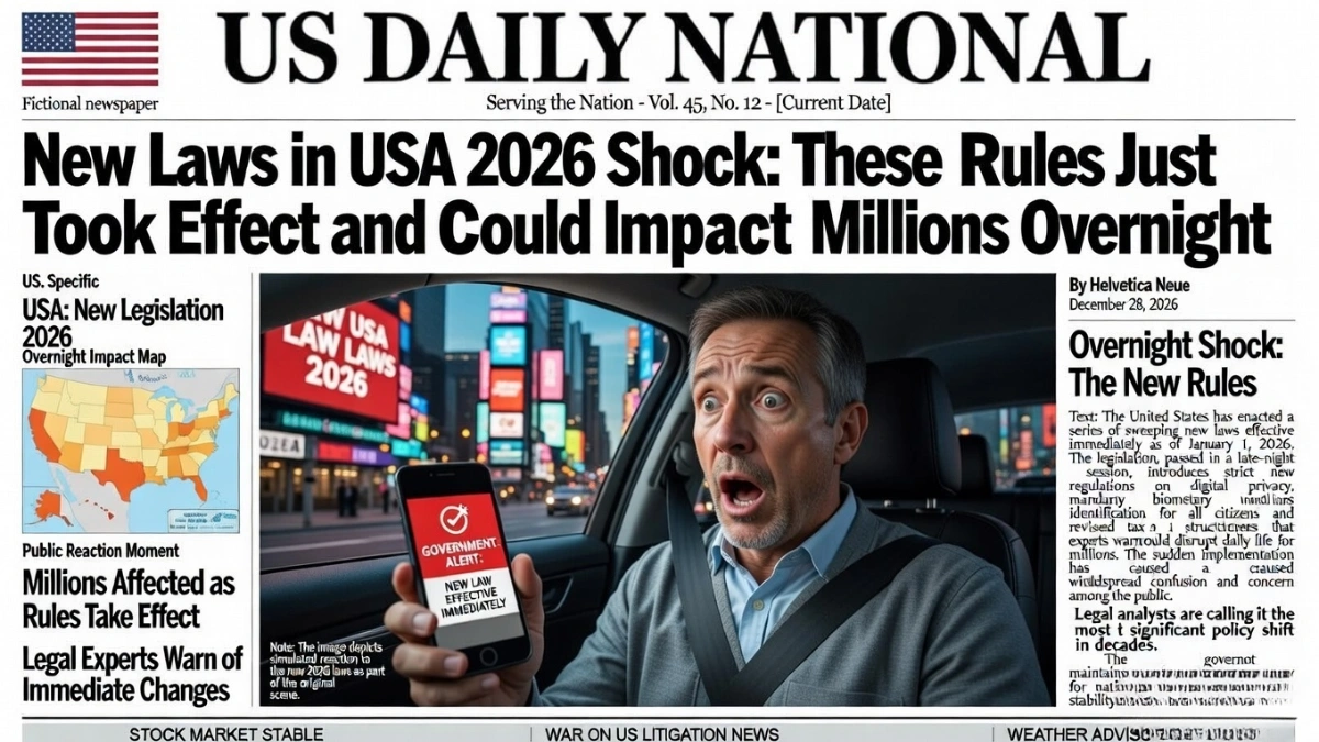 US Laws 2026, New Rules USA 2026, Federal Law Changes, Social Security Update 2026, US Policy Changes, America Law News