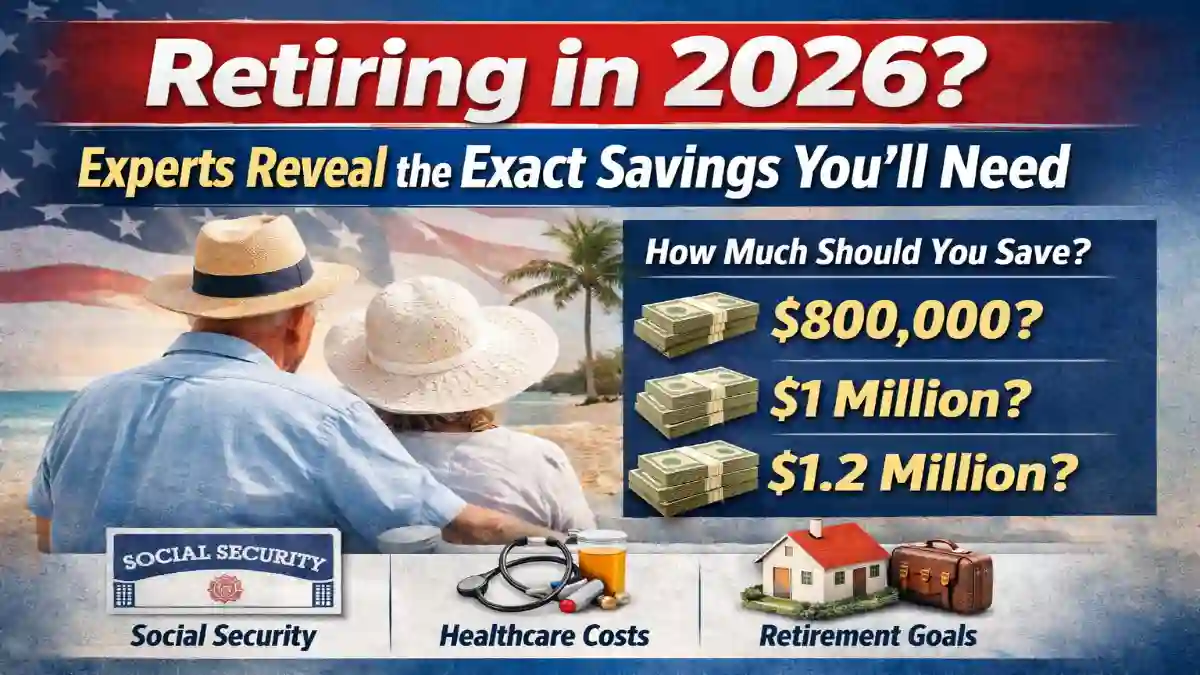 Retirement 2026, Retirement Savings USA, How Much to Retire 2026, US Retirement Planning, Social Security Retirement, Retirement Money Guide